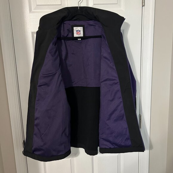 NFL Baltimore‎ Ravens Full Zip Jacket, men's XXL - Picture 3 of 11